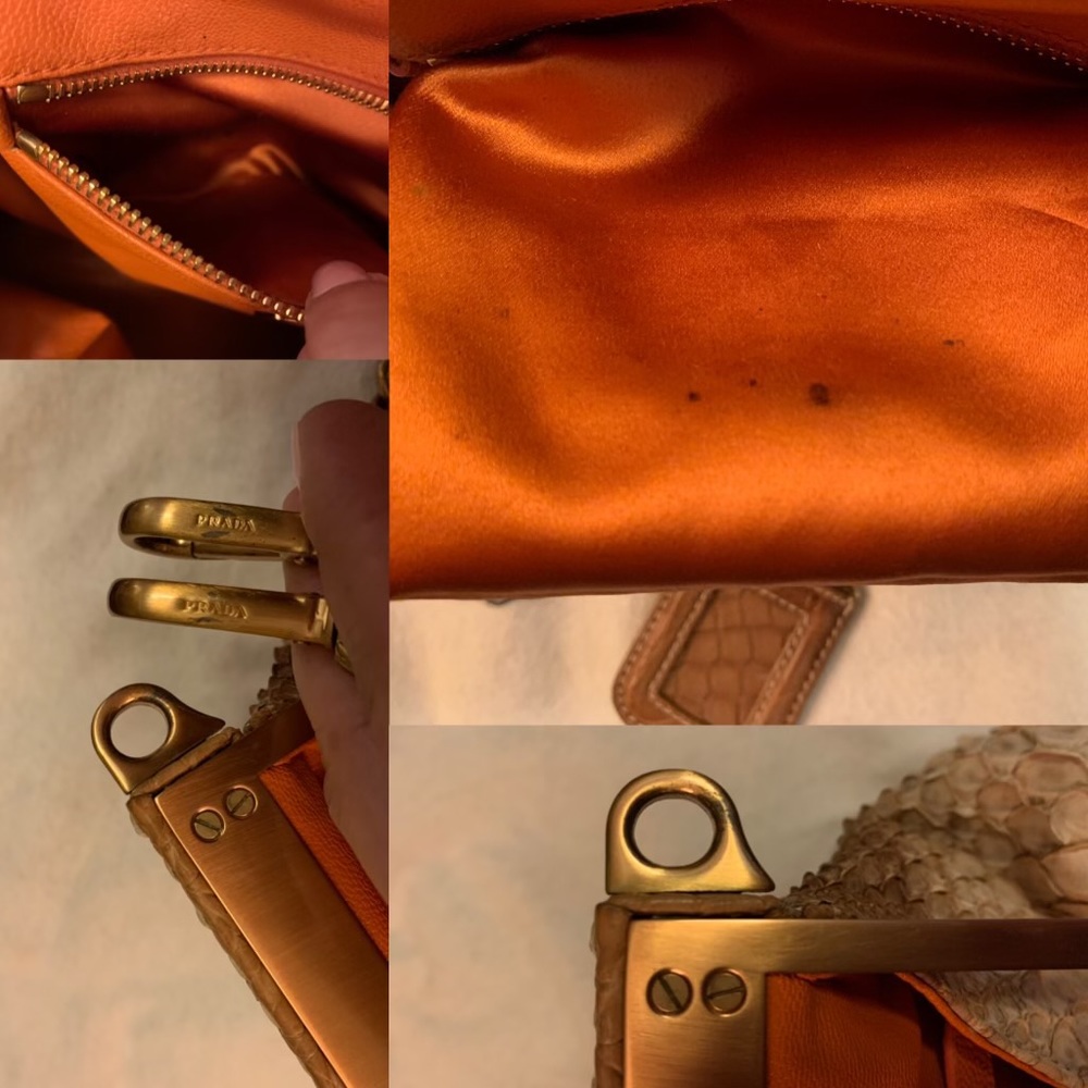 👜 PRADA PITONE CERNIERA BAG 👜 - Picture 14 of 16